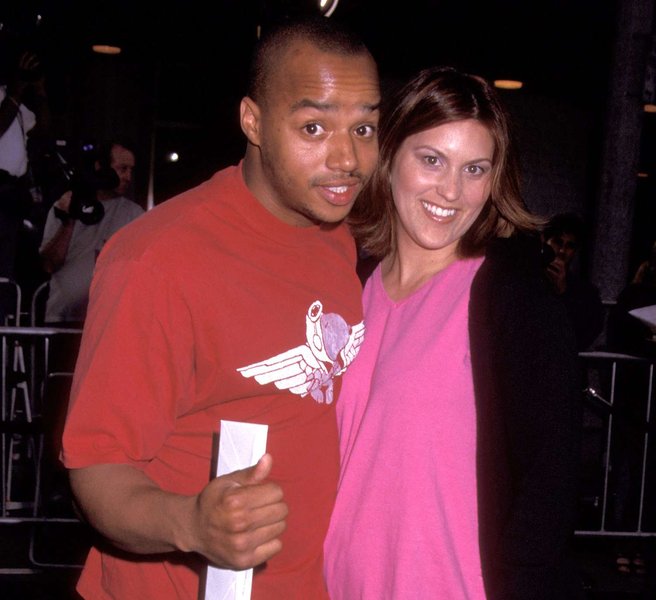 Lisa Askey and Donald Faison together at a public event in the early 2000s