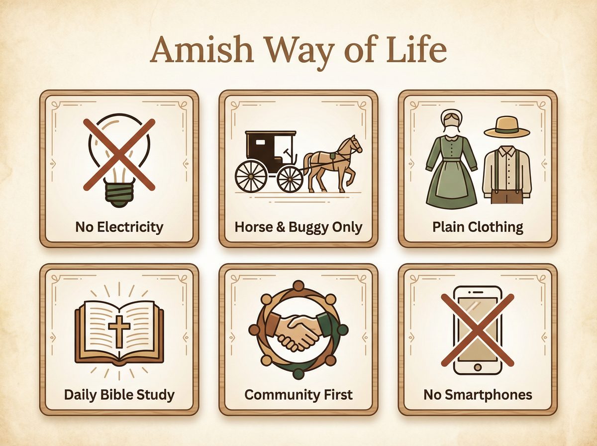 Six core rules of Amish life in Lancaster County Pennsylvania — as seen in Suddenly Amish on TLC